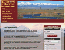 Tablet Screenshot of montanaranchbrokers.com